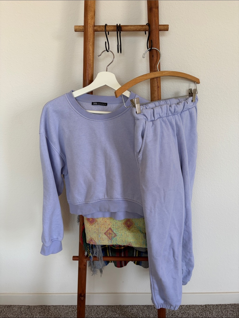Zara Lavender Sweatshirt and Joggers Set
